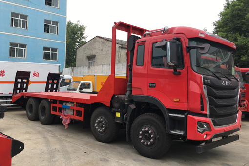 【國六】江淮K5前四后八挖機平板車