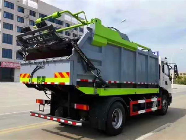 東風天錦國六14方無泄漏壓縮式垃圾車