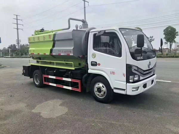 東風國六多利卡D6清洗吸污車