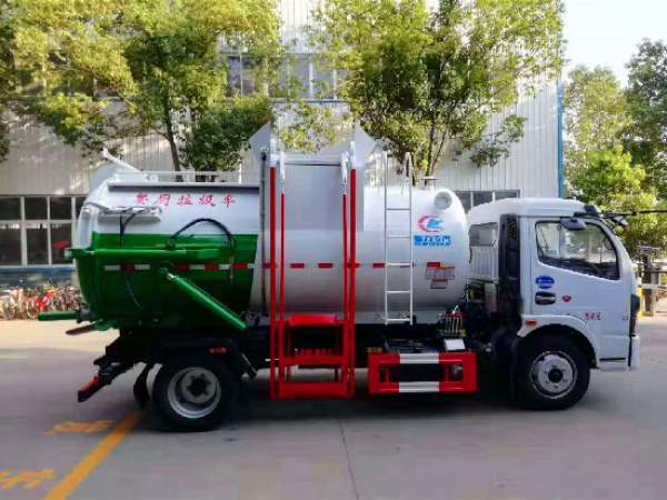 東風(fēng)多利卡國六8方(圓罐)餐廚垃圾車