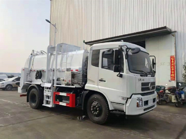 東風天錦國六12方餐廚垃圾車(方罐)