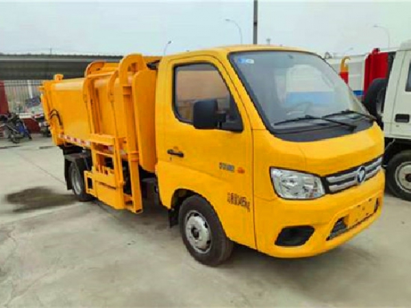 福田國六3方自裝卸(掛桶)式垃圾車