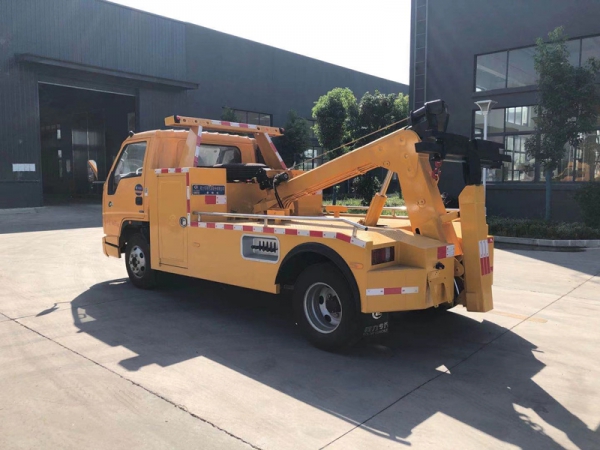 國(guó)六江鈴一拖一清障車拖吊聯(lián)體式