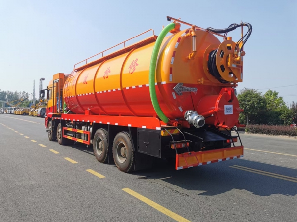 陜汽34方清洗吸污車