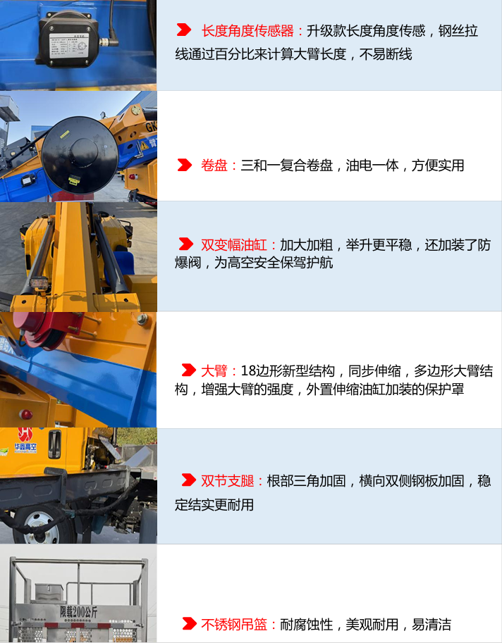 28米五十鈴藍(lán)牌直臂高空作業(yè)車